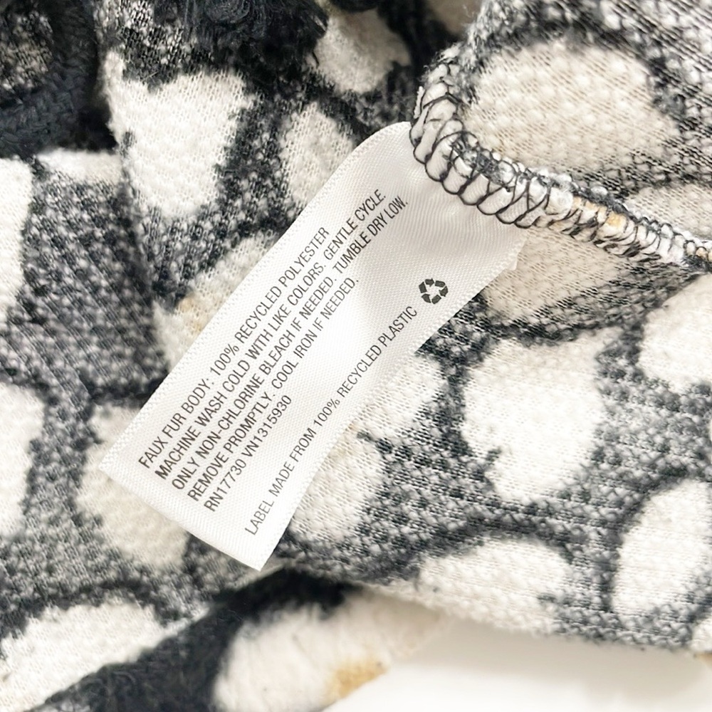 Wild Fable animal print fleece hoodie - Picture 4 of 4